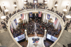 6 de febrero de 2024: El Gobernador Shapiro pronunció su discurso sobre el presupuesto 2024-25, presentando su plan para el año fiscal.