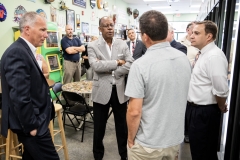 Sen. Sabatina Tours North East Philly Business