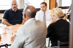 Sen. Sabatina Tours North East Philly Business