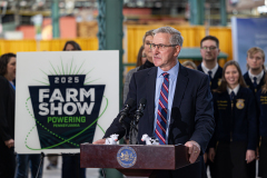 January 2, 2025: The Pennsylvania Farm Show unveiled its annual butter sculpture. The sculpture is called "From Moo to Marvel: Dairy Cows Power Pennsylvania.