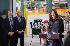 January 2, 2025: The Pennsylvania Farm Show unveiled its annual butter sculpture. The sculpture is called "From Moo to Marvel: Dairy Cows Power Pennsylvania.