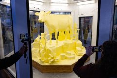 January 2, 2025: The Pennsylvania Farm Show unveiled its annual butter sculpture. The sculpture is called "From Moo to Marvel: Dairy Cows Power Pennsylvania.