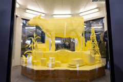 January 2, 2025: The Pennsylvania Farm Show unveiled its annual butter sculpture. The sculpture is called "From Moo to Marvel: Dairy Cows Power Pennsylvania.