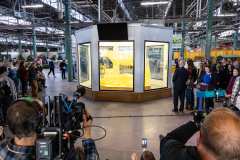 January 2, 2025: The Pennsylvania Farm Show unveiled its annual butter sculpture. The sculpture is called "From Moo to Marvel: Dairy Cows Power Pennsylvania.