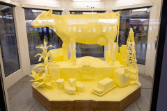 January 2, 2025: The Pennsylvania Farm Show unveiled its annual butter sculpture. The sculpture is called "From Moo to Marvel: Dairy Cows Power Pennsylvania.