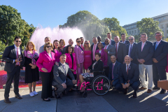 Fountain Pink for Breast Cancer Awareness Month