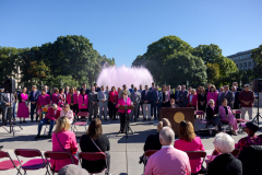 Fountain Pink for Breast Cancer Awareness Month
