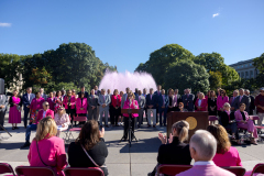 Fountain Pink for Breast Cancer Awareness Month