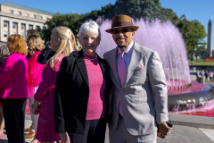 Fountain Pink for Breast Cancer Awareness Month