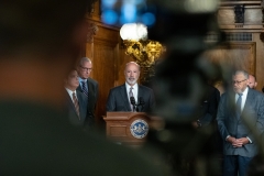 August 16, 2019: Governor Tom Wolf signs an executive order to make sweeping changes to executive branch agencies and programs to better target the public health crisis of gun violence. The executive order is the result of months of work by Governor Wolf and his administration to focus on substantive steps that can be taken to reduce gun violence and make communities safer.