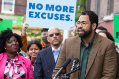 May 12, 2022: Sen. Hughes and Rep. Fiedler  co-hosted a “No More Excuses” education funding rally outside the more than century-old Francis Scott Key Elementary School in South Philadelphia today to demand Harrisburg use a record $8 billion revenue surplus to address school funding disparities.