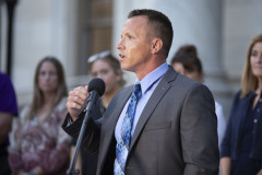 August 31, 2023: Sens. Kane and Kearney held their third annual Overdose Awareness Vigil in front of the Delaware County Courthouse in Media.
