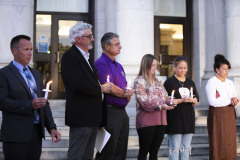 August 31, 2023: Sens. Kane and Kearney held their third annual Overdose Awareness Vigil in front of the Delaware County Courthouse in Media.