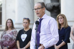 August 31, 2023: Sens. Kane and Kearney held their third annual Overdose Awareness Vigil in front of the Delaware County Courthouse in Media.