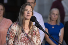 August 31, 2023: Sens. Kane and Kearney held their third annual Overdose Awareness Vigil in front of the Delaware County Courthouse in Media.