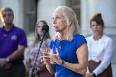 August 31, 2023: Sens. Kane and Kearney held their third annual Overdose Awareness Vigil in front of the Delaware County Courthouse in Media.