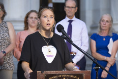 August 31, 2023: Sens. Kane and Kearney held their third annual Overdose Awareness Vigil in front of the Delaware County Courthouse in Media.