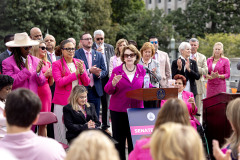 October 6, 2025: The PA Breast Cancer Coalition kicks off Breast Cancer Awareness Month with the PA Breast Cancer Coalition by turning the State Capitol East Wing Fountain pink! 