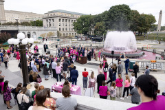 October 6, 2025: The PA Breast Cancer Coalition kicks off Breast Cancer Awareness Month with the PA Breast Cancer Coalition by turning the State Capitol East Wing Fountain pink! 