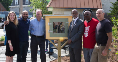 June 7, 2018: Senator Art Haywood held a news conference today to celebrate summer reading and the installment of community bookstands in the district.