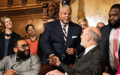 Sen. Williams Joins Gov. Wolf for Signing of Clean Slate Legislation