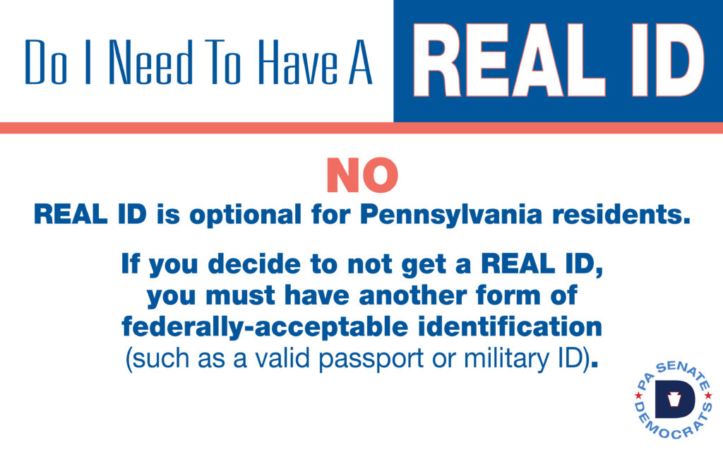 REAL ID Pennsylvania Senate Democrats