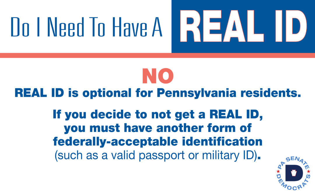 REAL ID Pennsylvania Senate Democrats