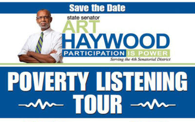 El senador Haywood realizará una gira de escucha sobre la pobreza en todo el Estado