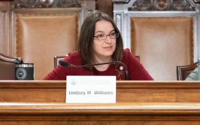 La senadora Lindsey M. Williams copresenta una audiencia sobre el impacto del COVID en los distritos locales, los padres, los estudiantes y los educadores