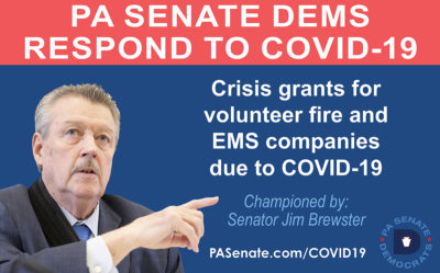 Crisis grants for volunteer fire and EMS companies due to COVID-19
