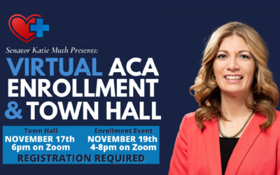 Senator Muth Announces Virtual Healthcare Enrollment Event