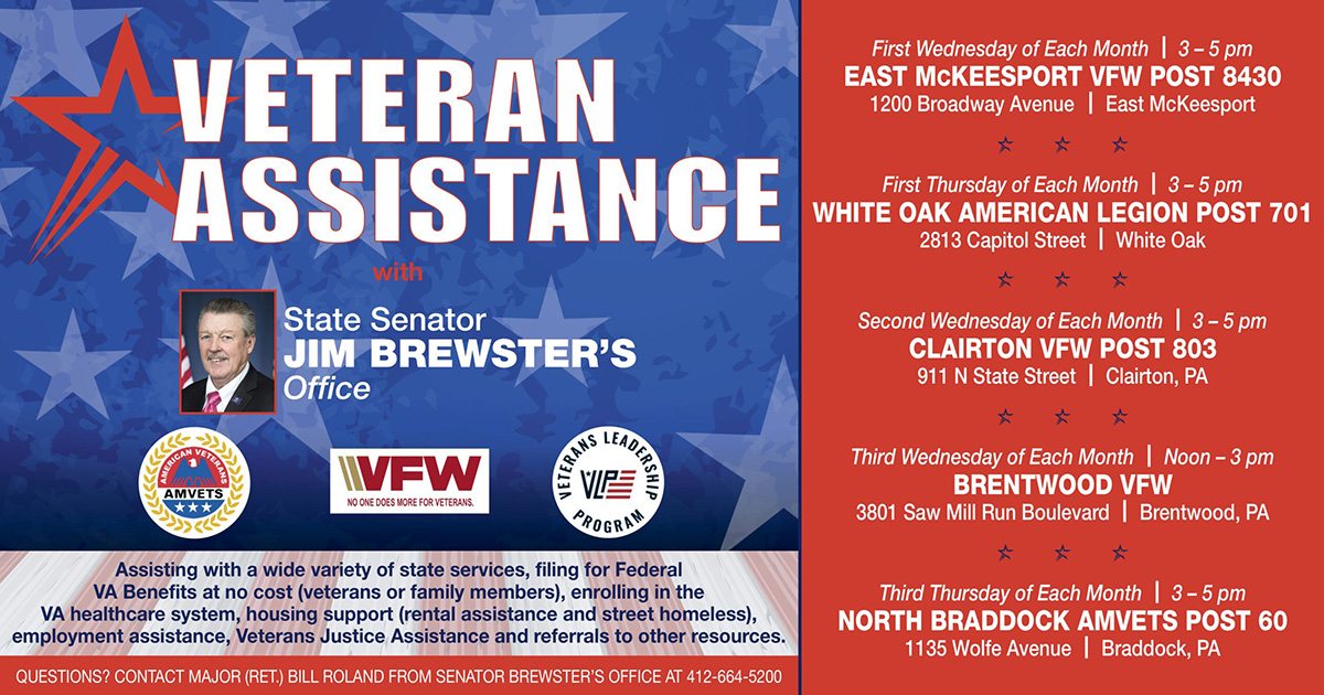 Veteran Assistance - Senator Brewster