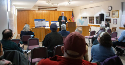 Senator Tim Kearney hosted his first in-person Town Hall meeting at the Swarthmore Borough Hall on Tuesday.