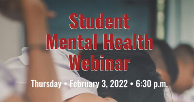 Student Mental Health Webinar