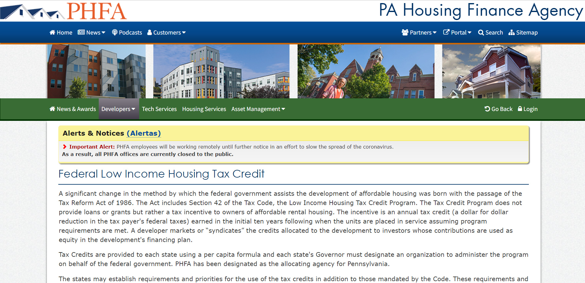 Federal Low Income Housing Tax Credit