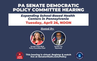 ADVISORY: Senate Dems to Host Virtual Hearing on School-Based Health Centers Tomorrow at Noon