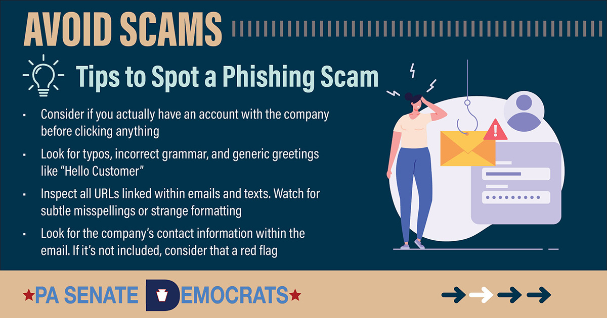 Avoid Scams - Tips to Spot a Phishing Scam