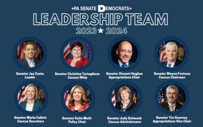 Pennsylvania Senate Democratic Caucus Elects Leadership Team for 2023-24 Legislative Session