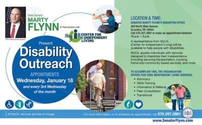 Senator Flynn to Host Disability Outreach Appointments