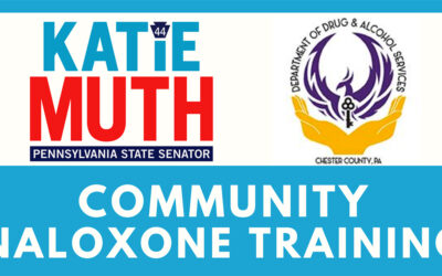 Sen. Muth to Host Free Community Naloxone Training Next Week in Phoenixville
