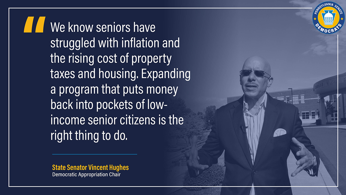 “We know seniors have struggled with inflation and the rising cost of property taxes and housing. Expanding a program that puts money back into pockets of low-income senior citizens is the right thing to do.”