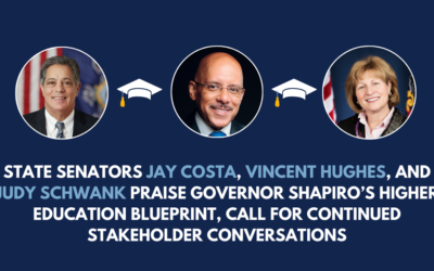 State Senators Jay Costa, Vincent Hughes, and Judy Schwank Praise Governor Shapiro’s Higher Education Blueprint, Call for Continued Stakeholder Conversations