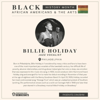 Billie Holiday – Jazz Vocalist