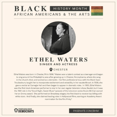 Ethel Waters - Cantante y actriz