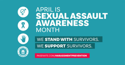 April is Sexual Assault Awareness Month (SAAM)