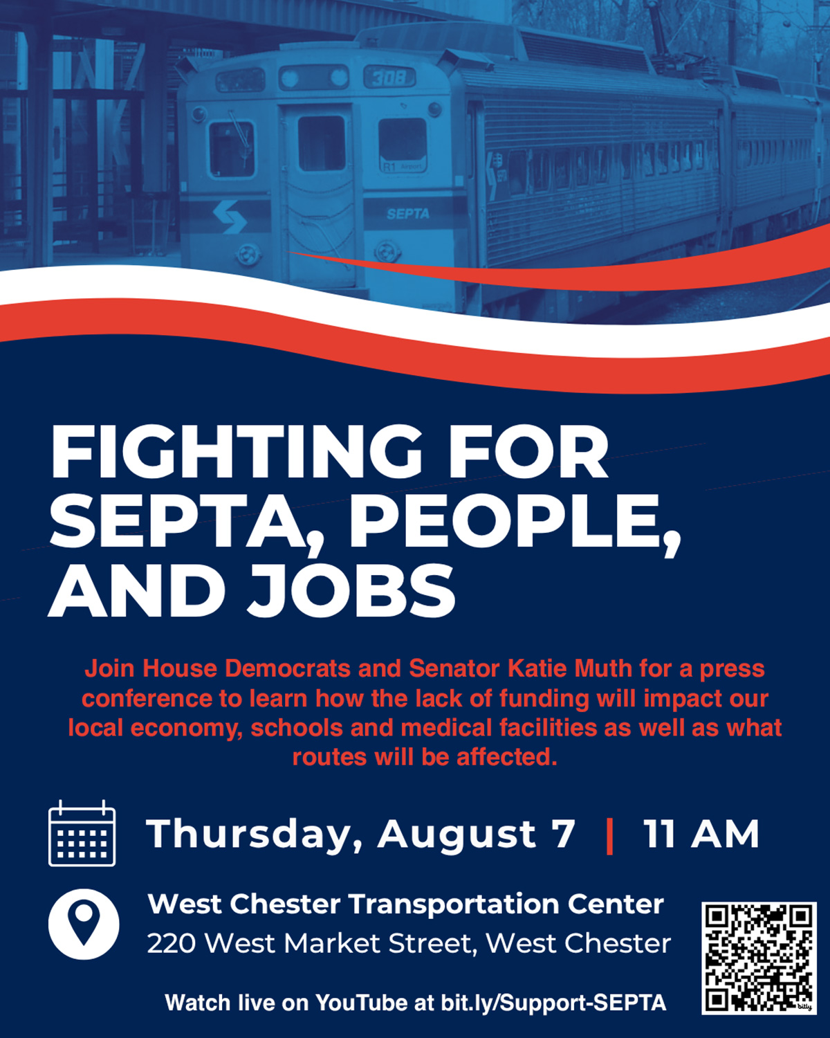 SEPTA Press Conference - August 7, 2025