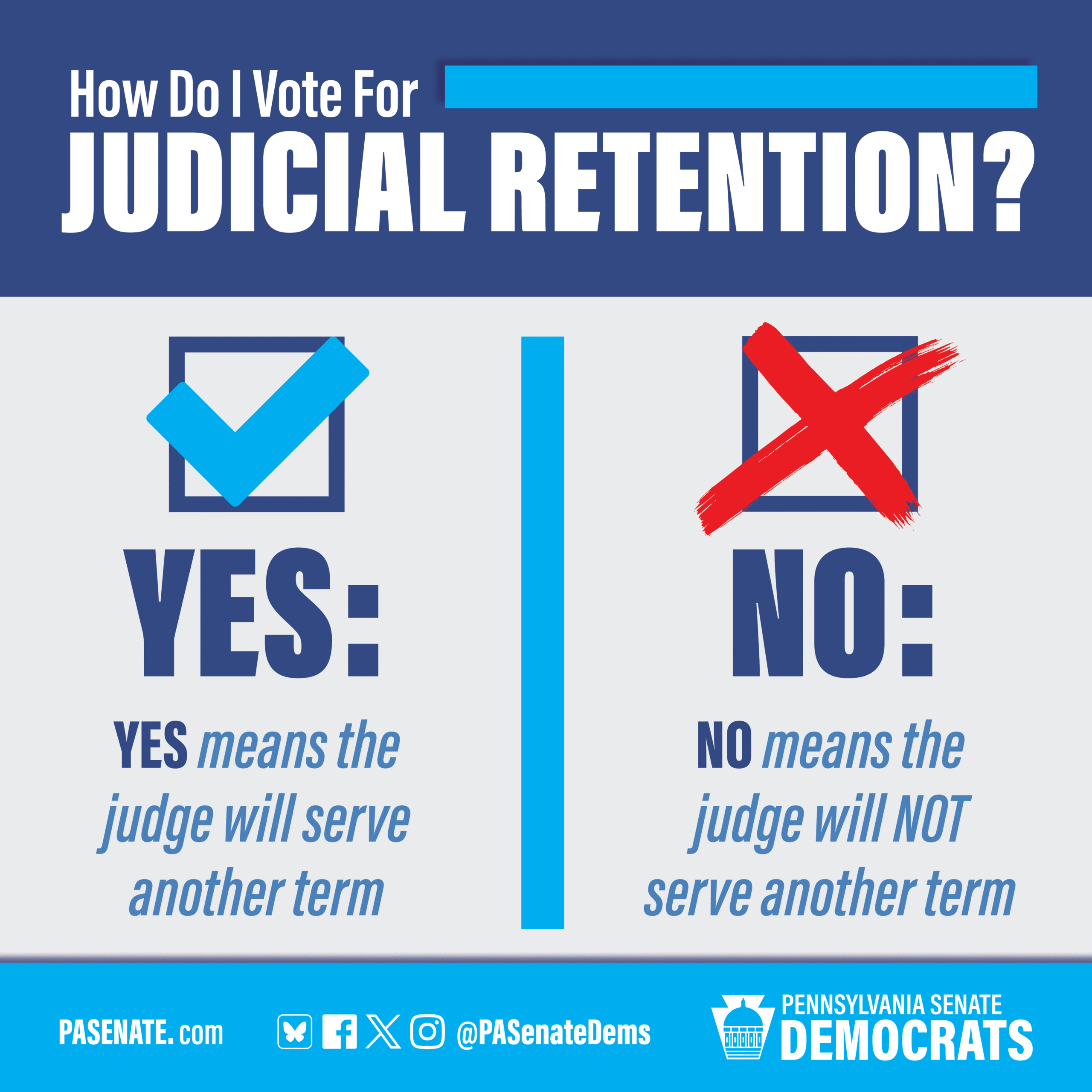 How Do I Vote for Judicial Retention? How Do I Vote for Judicial Retention?