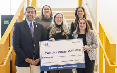 Senator Lindsey M. Williams, Rep. Arvind Venkat, and Library Officials Celebrate Public Libraries and State Budget Increase