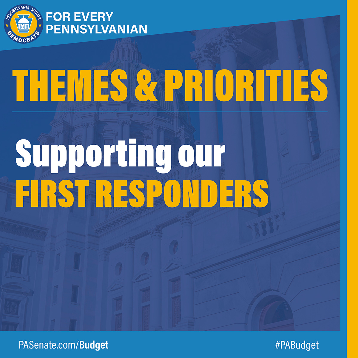 2026-27 State Budget Proposal - Support First Responders