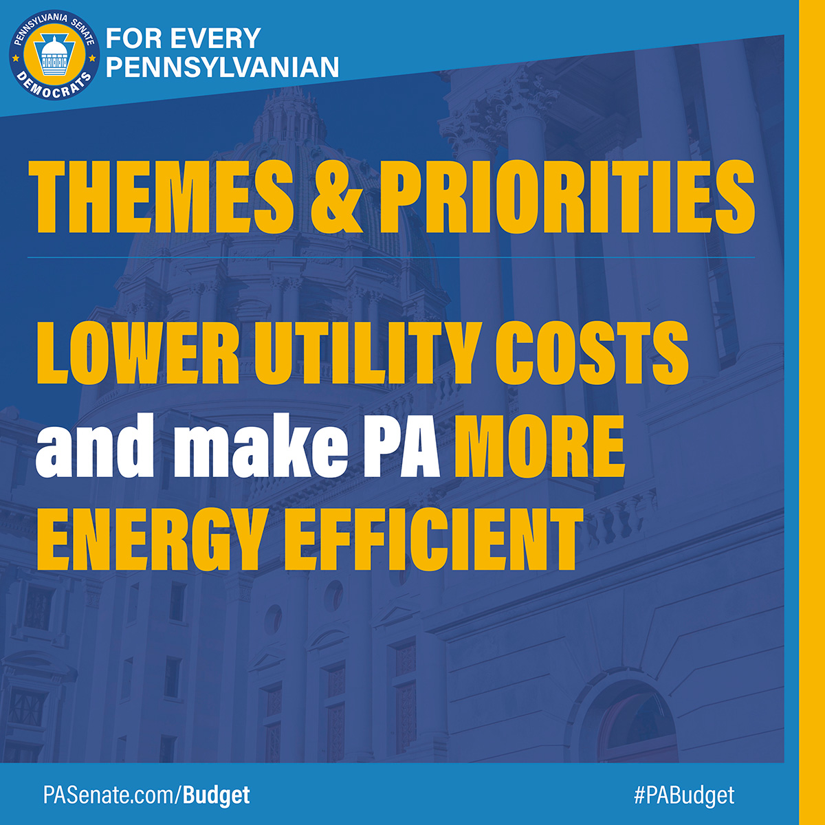 2026-27 State Budget Proposal - Lower Utility Costs